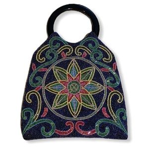Vintage Beaded Tote (purse)